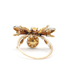 Load image into Gallery viewer, Diamond Opal Bug Ring
