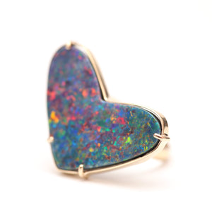 14k Wild Heart Opal Ring