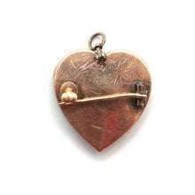 画像をギャラリービューアに読み込む, 10k Victorian Heart Mourning Locket
