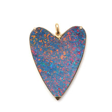 Carica l&#39;immagine nel visualizzatore di Gallery, SOLD TO J***Giant 14k Opal Wild Heart Pendant
