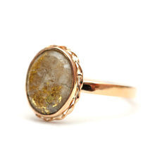 Load image into Gallery viewer, 14k Gold in Quartz Ring
