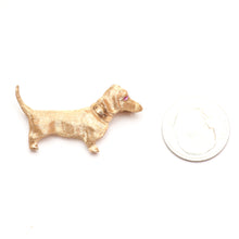 Load image into Gallery viewer, 14k Dachshund Brooch
