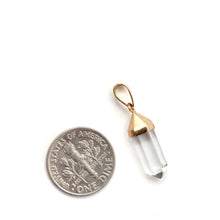 画像をギャラリービューアに読み込む, 14k Quartz Crystal Pendants
