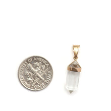 画像をギャラリービューアに読み込む, 14k Quartz Crystal Pendants
