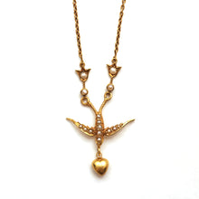 Carica l&#39;immagine nel visualizzatore di Gallery, 15k Victorian Sweetheart Necklace
