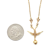 Carica l&#39;immagine nel visualizzatore di Gallery, 15k Victorian Sweetheart Necklace
