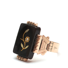 画像をギャラリービューアに読み込む, 10k Onyx Intaglio Ring

