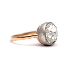 將圖片載入圖庫檢視器 18k Giant Natural 2ct Rose Cut Diamond Ring
