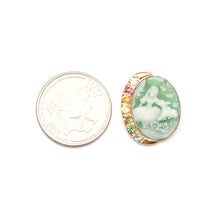 Carica l&#39;immagine nel visualizzatore di Gallery, 14k Rainbow Tourmaline Nature Cameo
