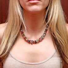 Load image into Gallery viewer, 14k Rainbow Tourmaline Necklace
