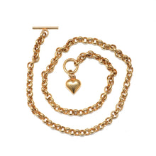 Carica l&#39;immagine nel visualizzatore di Gallery, 14k Rolo Chain Toggle Necklace

