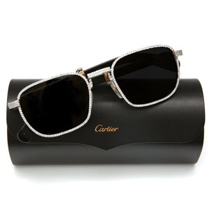10k Diamond Cartier Sunglasses