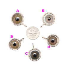 Carica l&#39;immagine nel visualizzatore di Gallery, Sterling Silver Eye Pendants
