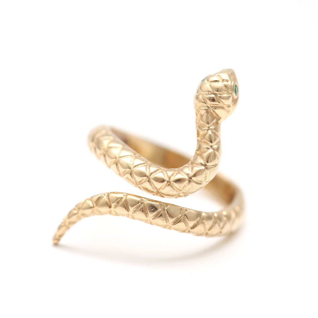 14k Snake Ring