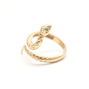 14k Snake Ring