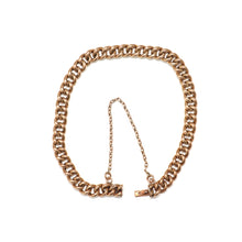 Charger l&#39;image dans la galerie, 9k Antique Curb Chain Bracelet
