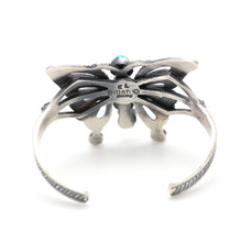 Carica l&#39;immagine nel visualizzatore di Gallery, Sterling Turquoise Navajo Butterfly Cuff Bracelet
