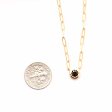 將圖片載入圖庫檢視器 14k Black Diamond Necklace
