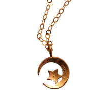 Load image into Gallery viewer, 9k Victorian Moon Conversion Necklace
