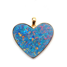 Load image into Gallery viewer, Giant 14k Wild Heart Opal Pendant
