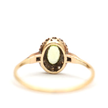画像をギャラリービューアに読み込む, 14k Rose Cut Diamond Peridot Ring
