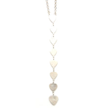 將圖片載入圖庫檢視器 Sterling Turquoise #8 Heart Drop Necklace
