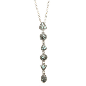 Sterling Lander Turquoise Line Necklace