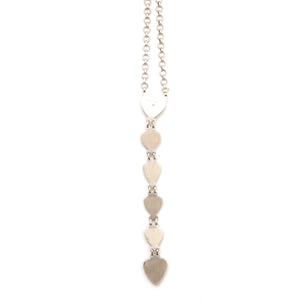 Sterling Lander Turquoise Heart Line Necklace