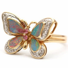 Laden Sie das Bild in den Galerie-Viewer, Opal Butterfly Ring
