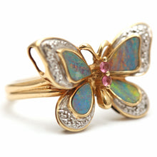 Laden Sie das Bild in den Galerie-Viewer, Opal Butterfly Ring
