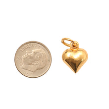 Load image into Gallery viewer, 14k Vintage Puffy Heart Charm
