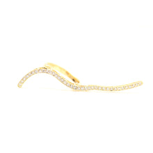 Charger l&#39;image dans la galerie, 14k Diamond Squiggle Ring
