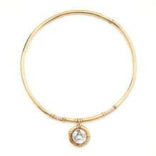 將圖片載入圖庫檢視器 18k MASSIVE Rose Cut Diamond Collar
