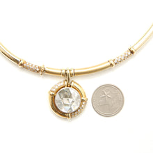 將圖片載入圖庫檢視器 18k MASSIVE Rose Cut Diamond Collar
