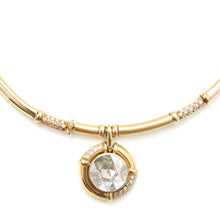 將圖片載入圖庫檢視器 18k MASSIVE Rose Cut Diamond Collar
