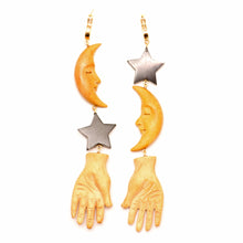 將圖片載入圖庫檢視器 14k Diamond Fortune Teller Earrings
