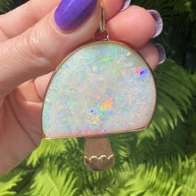 Load image into Gallery viewer, Giant 14k Opal Mushroom Pendant
