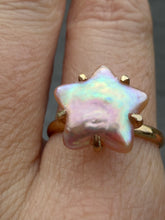 画像をギャラリービューアに読み込む, 14k Pink Pearl Star Ring
