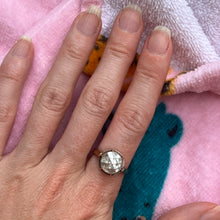 Load image into Gallery viewer, Giant 14k Rose Cut Diamond Ring

