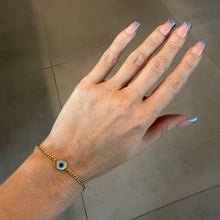 画像をギャラリービューアに読み込む, 14k Evil Eye Bracelet
