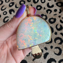Load image into Gallery viewer, Giant 14k Opal Mushroom Pendant

