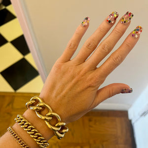 14k Oversized Italian Curb Chain Bracelet