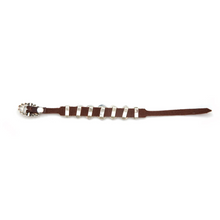 Load image into Gallery viewer, Navajo Kingman Turquoise Leather Bracelet
