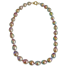 Charger l'image dans la galerie, 14k Rainbow Metallic Baroque Pearl Necklace
