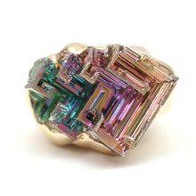 Load image into Gallery viewer, 14k Rainbow Bismuth &quot;Woah&quot; Ring
