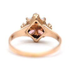 將圖片載入圖庫檢視器 10k Victorian Opal Diamond Ring
