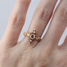 Carica l&#39;immagine nel visualizzatore di Gallery, 15k Victorian Rose Cut Diamond Ring

