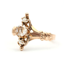 Carica l&#39;immagine nel visualizzatore di Gallery, 15k Victorian Rose Cut Diamond Ring
