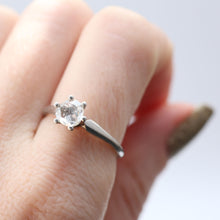Load image into Gallery viewer, Platinum Rose Cut Diamond Ring
