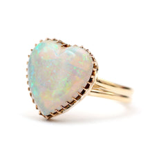 Load image into Gallery viewer, Giant Opal Heart Ring
